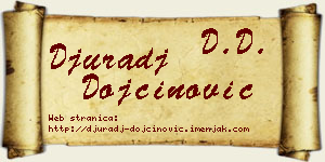 Đurađ Dojčinović vizit kartica